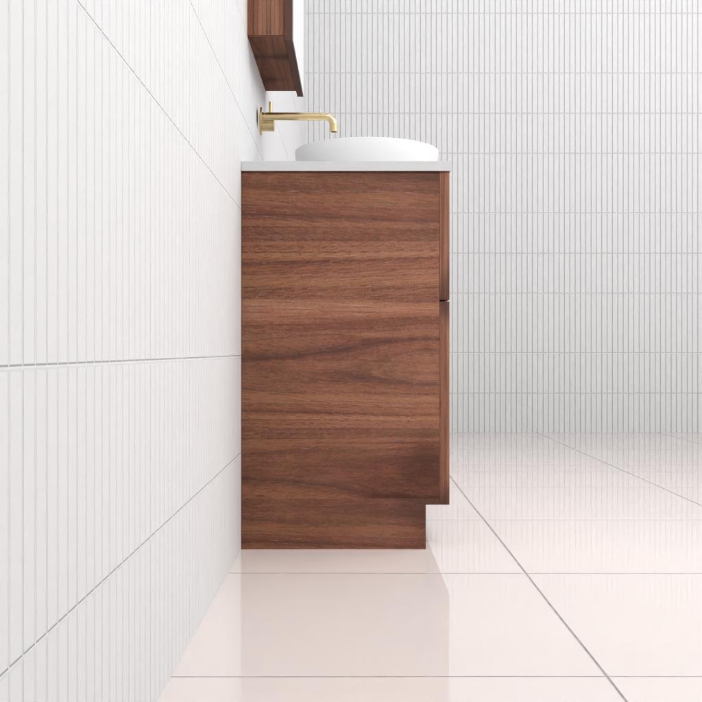Marlee - 750mm Walnut Freestanding Vanity