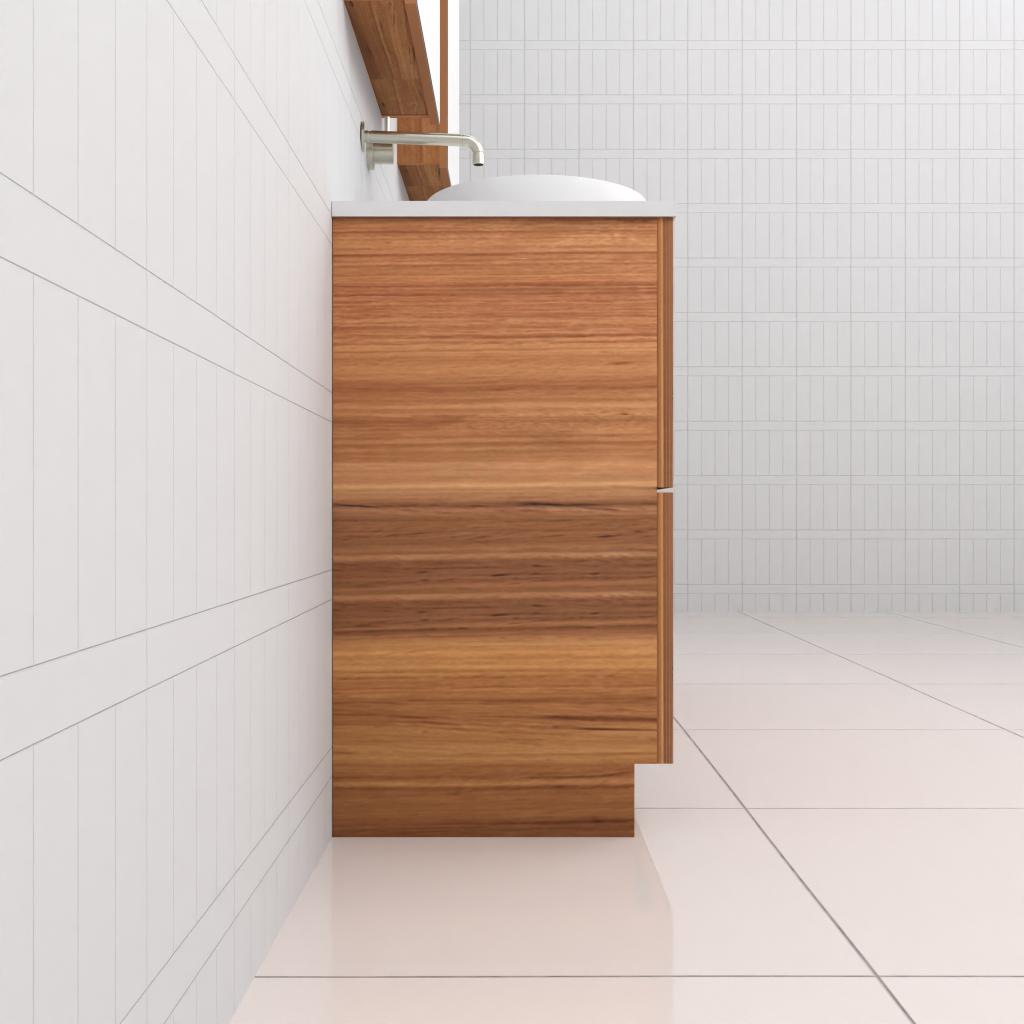 Celeste Duo - 1500mm Blackbutt Freestanding Vanity