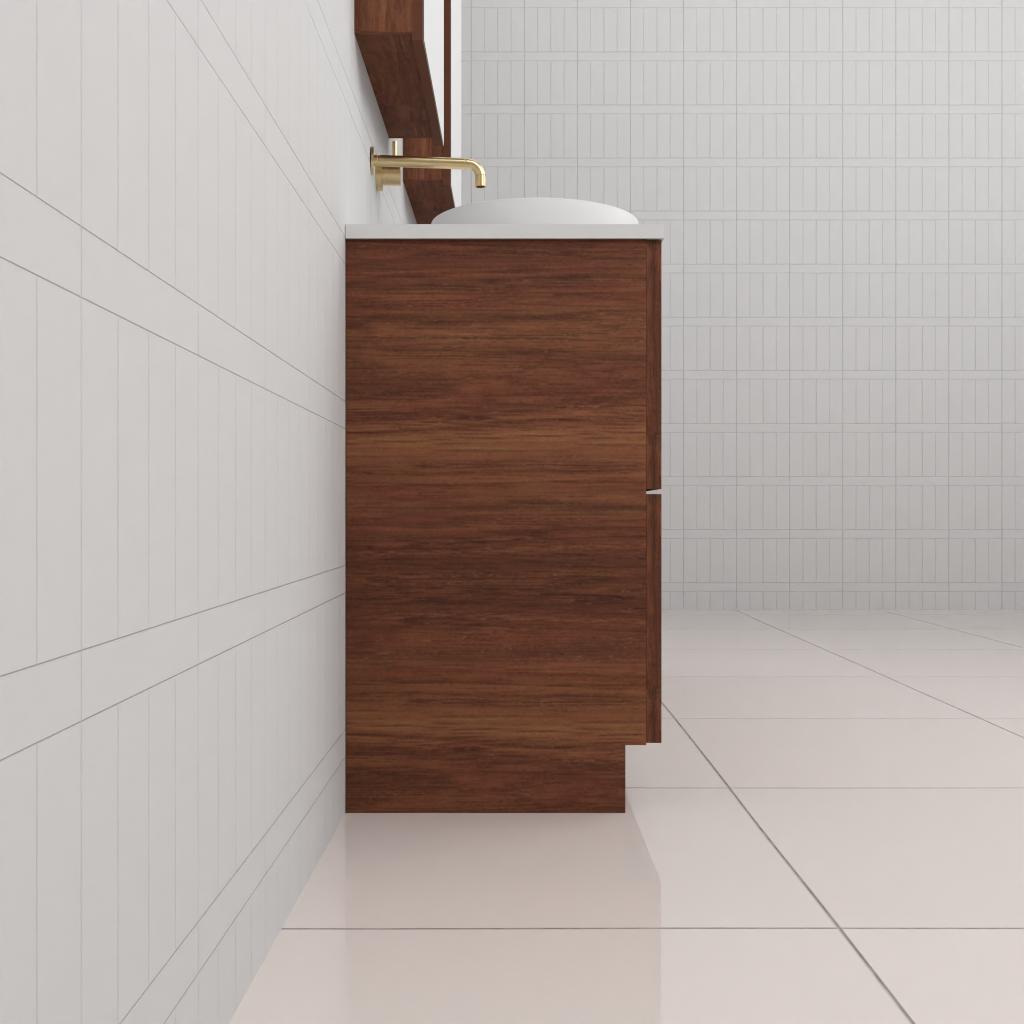 Celeste Duo - 1500mm Tasmanian Blackwood Freestanding Vanity