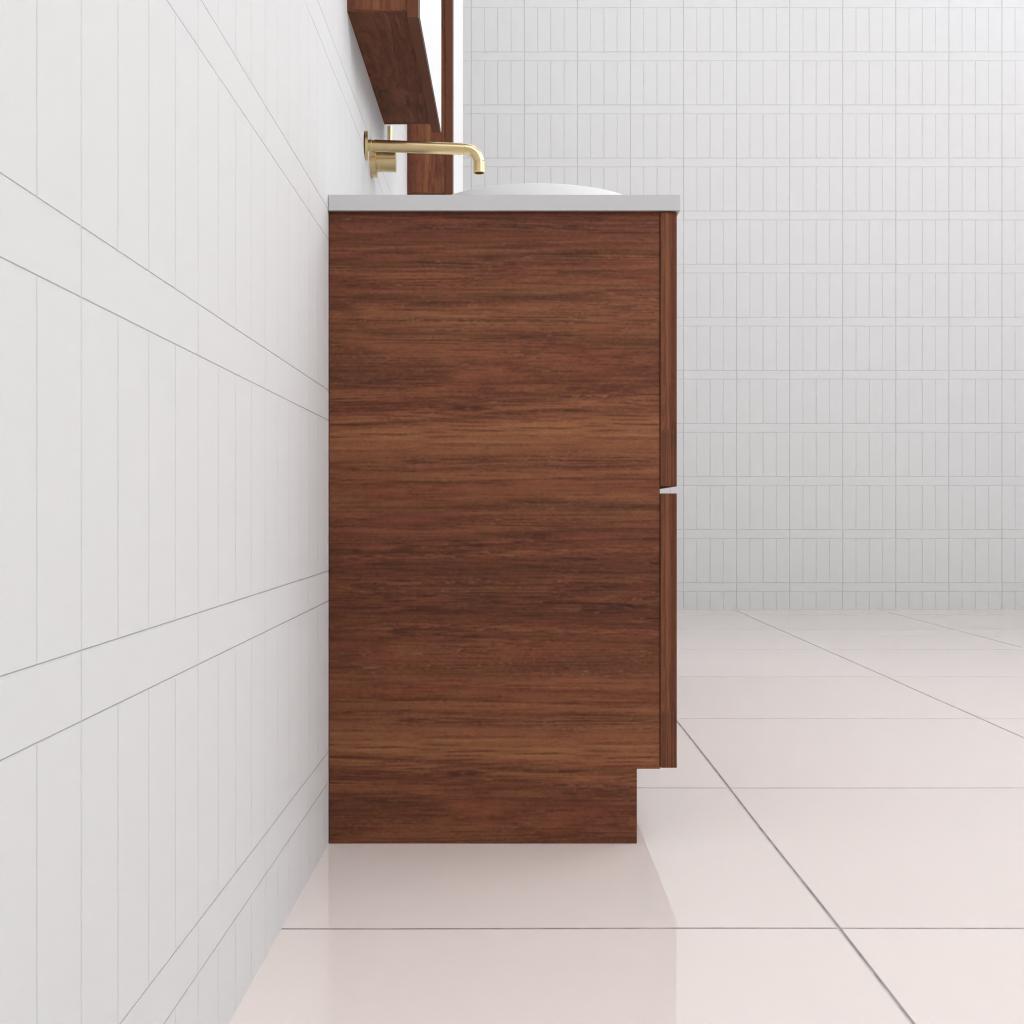 Celeste Duo - 1800mm Tasmanian Blackwood Freestanding Vanity