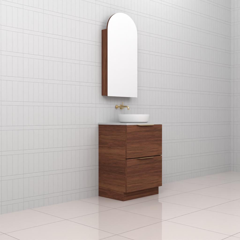 Celeste Duo - 600mm Tasmanian Blackwood Freestanding Vanity
