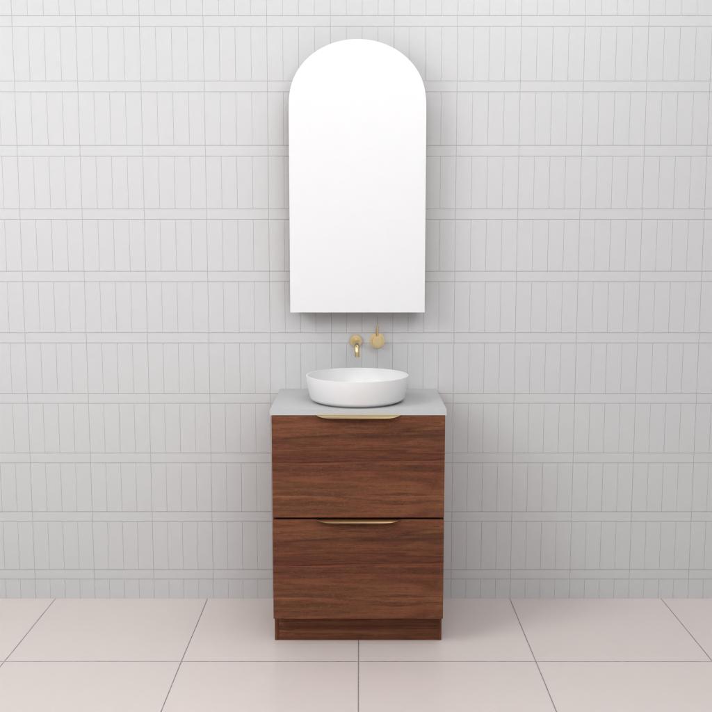 Celeste Duo - 600mm Tasmanian Blackwood Freestanding Vanity