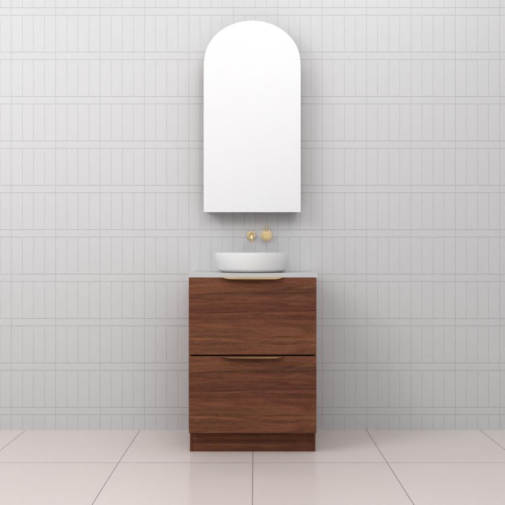 Celeste Duo - 600mm Tasmanian Blackwood Freestanding Vanity