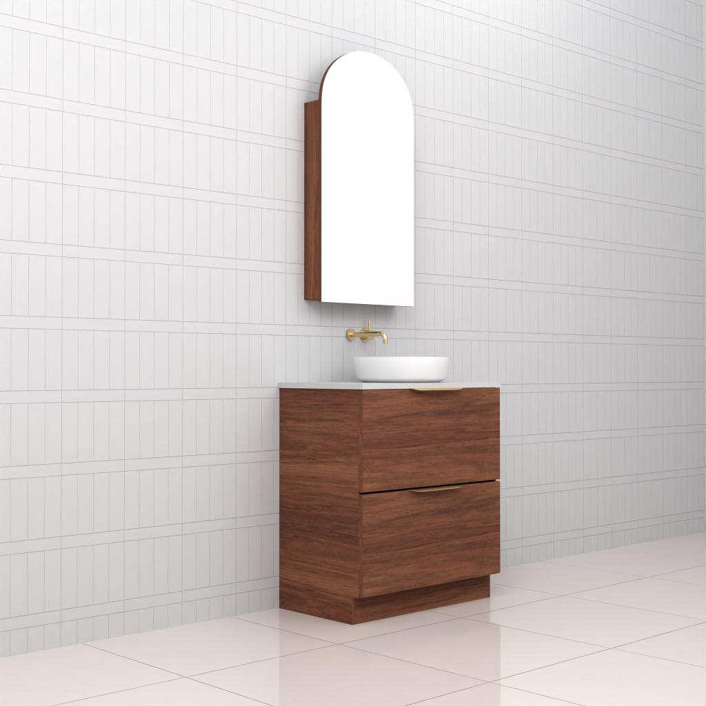 Celeste Duo - 750mm Tasmanian Blackbutt Freestanding Vanity