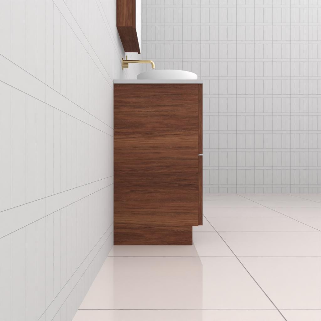 Celeste Duo - 750mm Tasmanian Blackbutt Freestanding Vanity