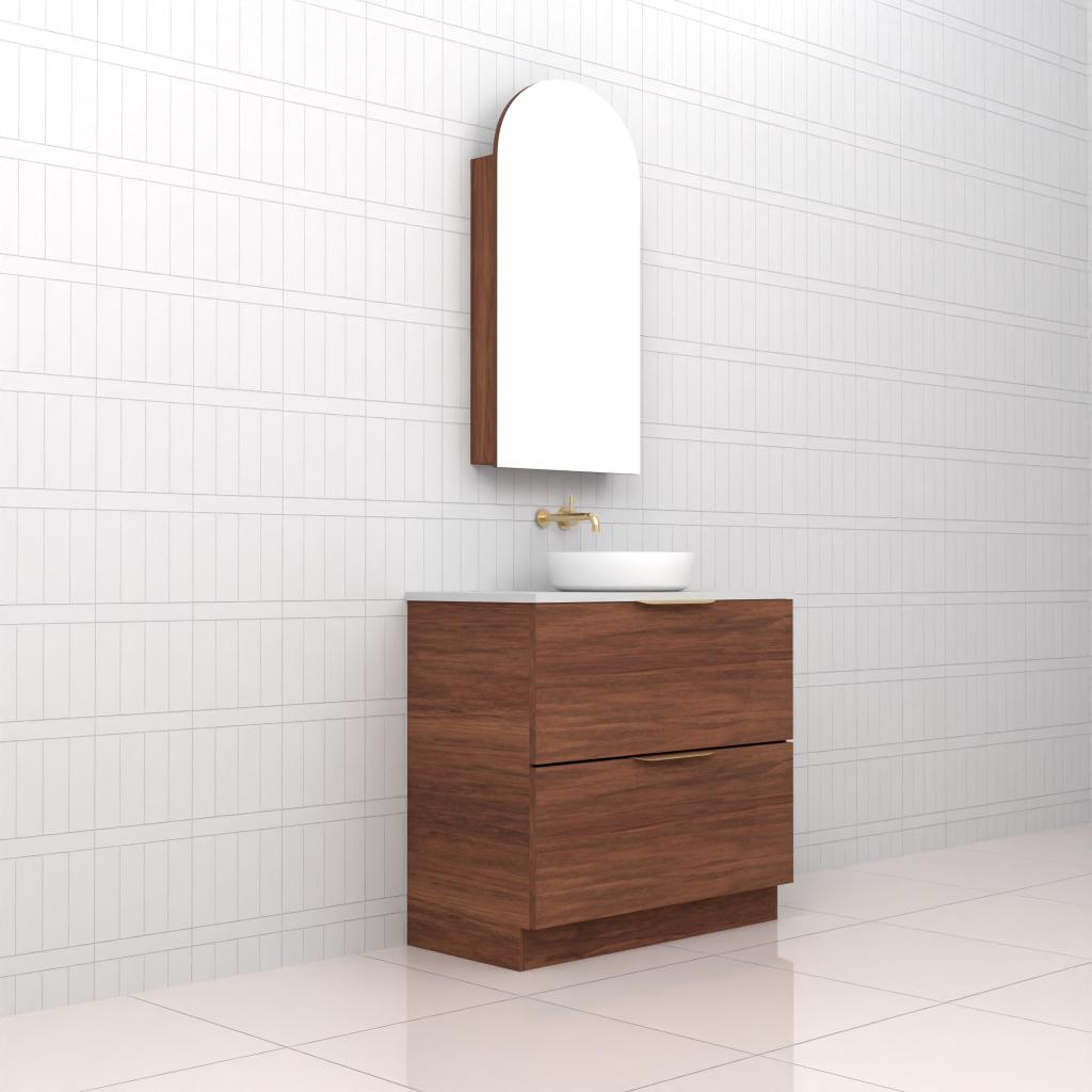 Celeste Duo - 900mm Tasmanian Blackwood Freestanding Vanity