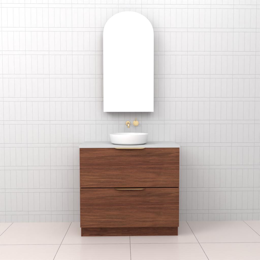 Celeste Duo - 900mm Tasmanian Blackwood Freestanding Vanity