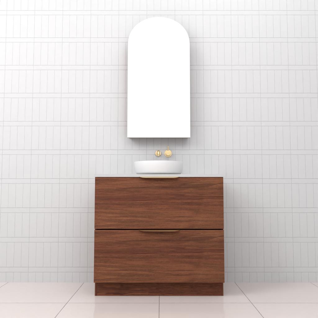 Celeste Duo - 900mm Tasmanian Blackwood Freestanding Vanity