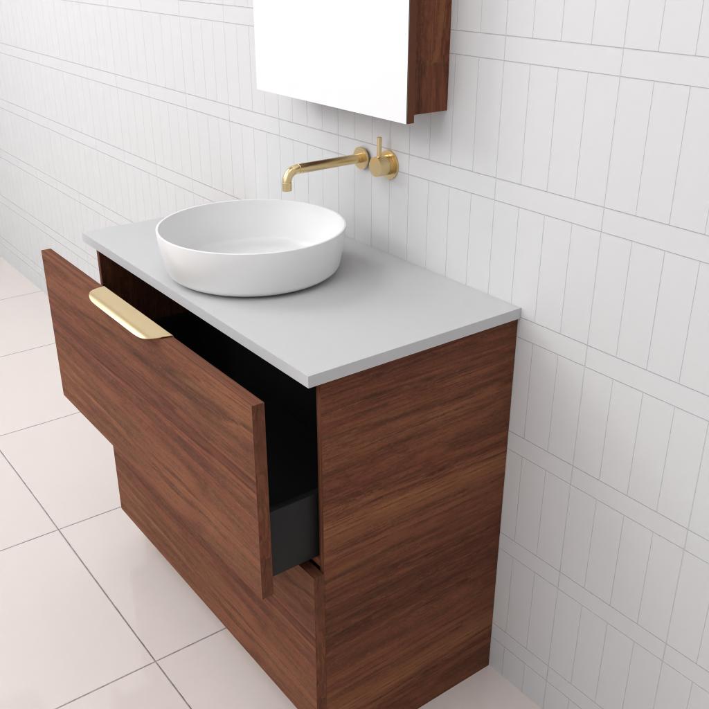Celeste Duo - 900mm Tasmanian Blackwood Freestanding Vanity