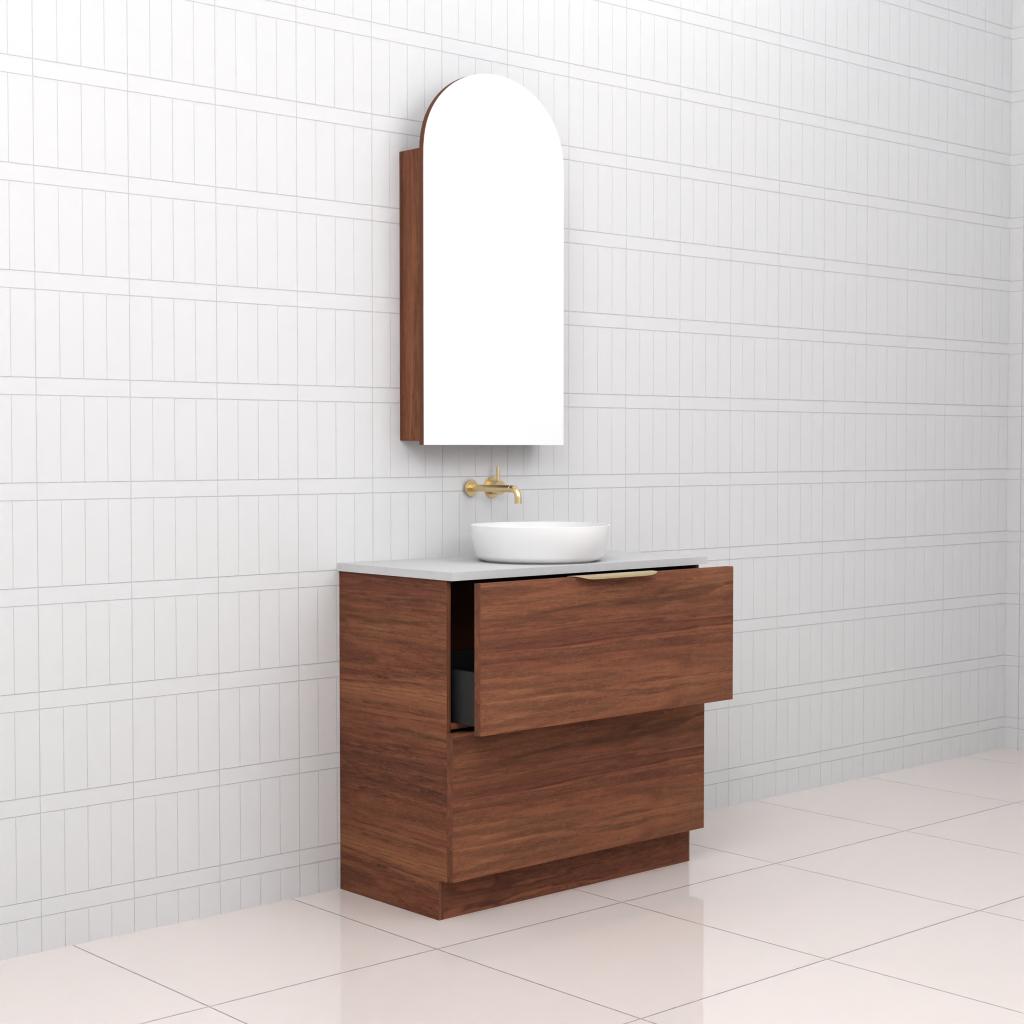 Celeste Duo - 900mm Tasmanian Blackwood Freestanding Vanity