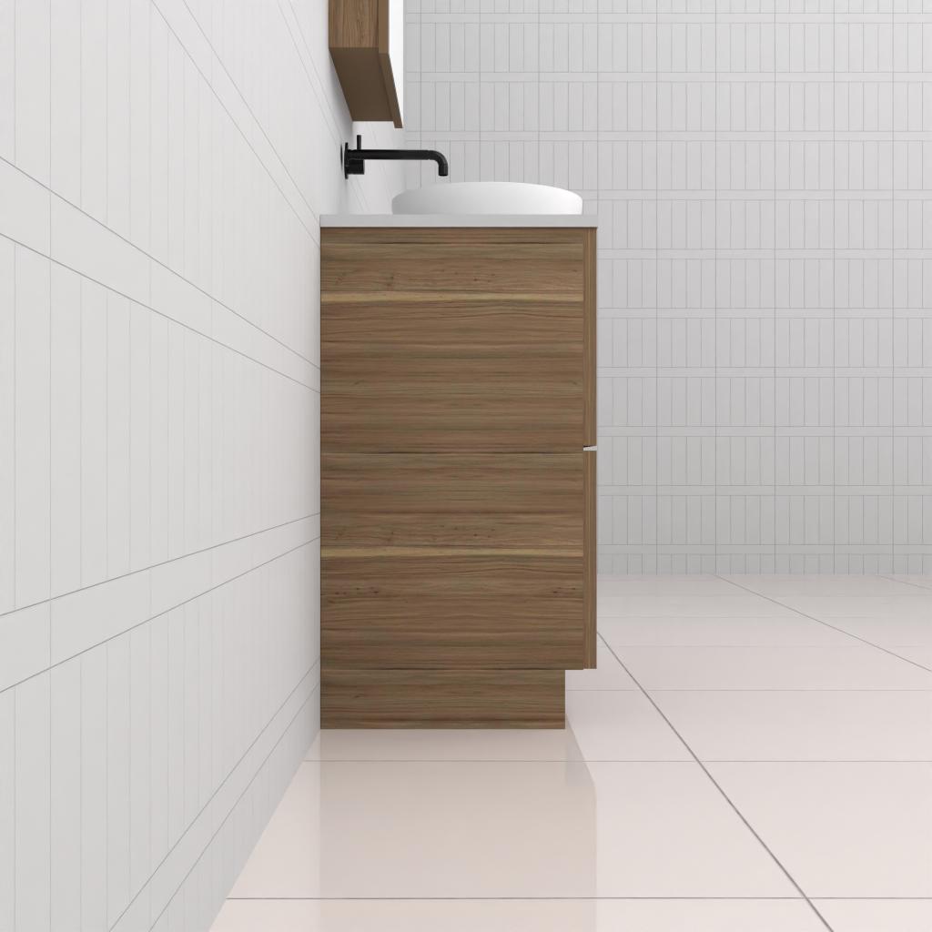 Celeste Duo - 750mm Tuscan Oak Freestanding Vanity