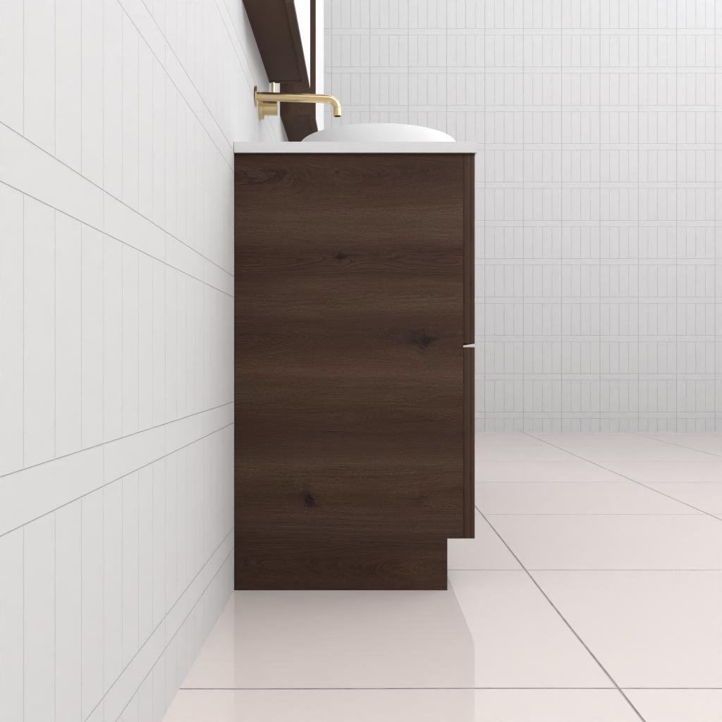 Celeste Duo - 1500mm Chestnut Freestanding Vanity