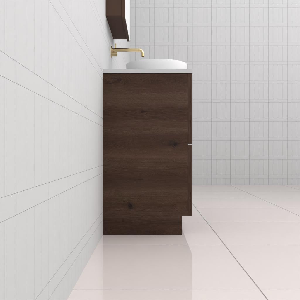 Celeste Duo - 750mm Chestnut Freestanding Vanity