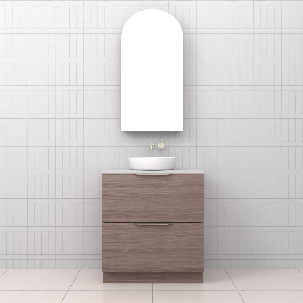 Celeste Duo - 750mm Urban Oak Freestanding Vanity