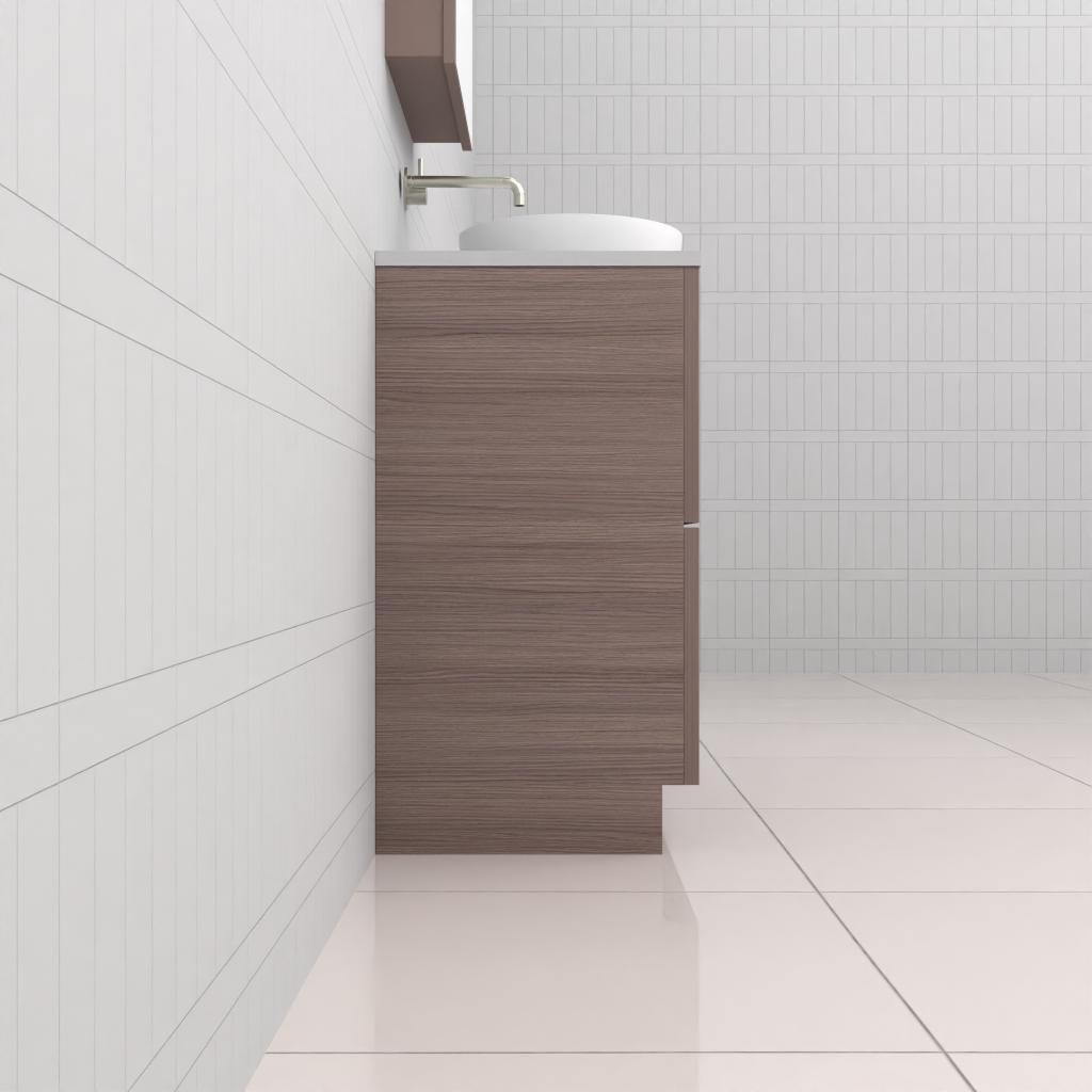 Celeste Duo - 750mm Urban Oak Freestanding Vanity