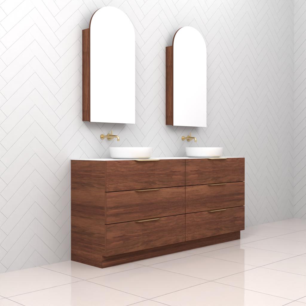 Celeste Trio - 1800mm Tasmanian Blackwood Freestanding Vanity