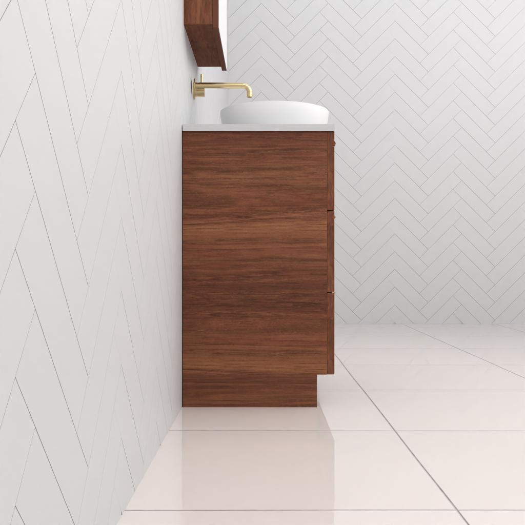 Celeste Trio - 600mm Tasmanian Blackwood Freestanding Vanity