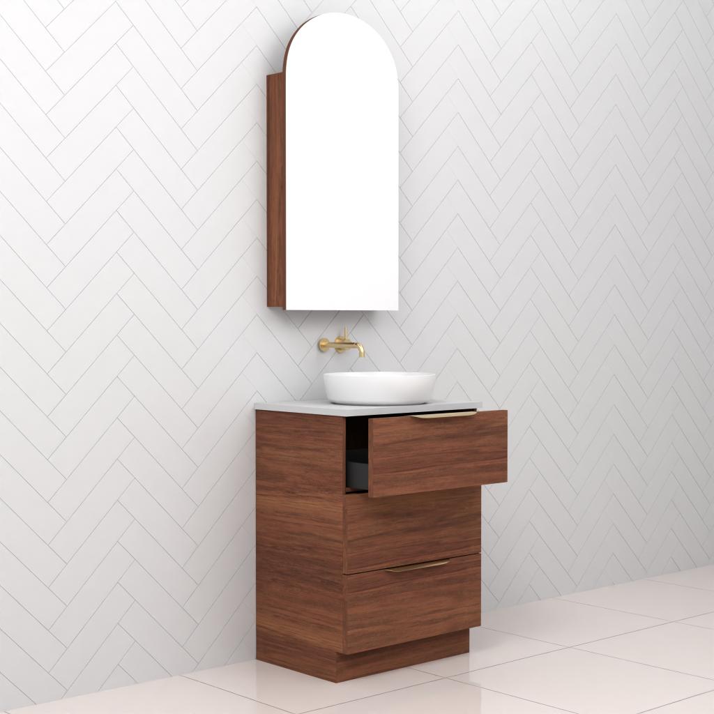 Celeste Trio - 600mm Tasmanian Blackwood Freestanding Vanity