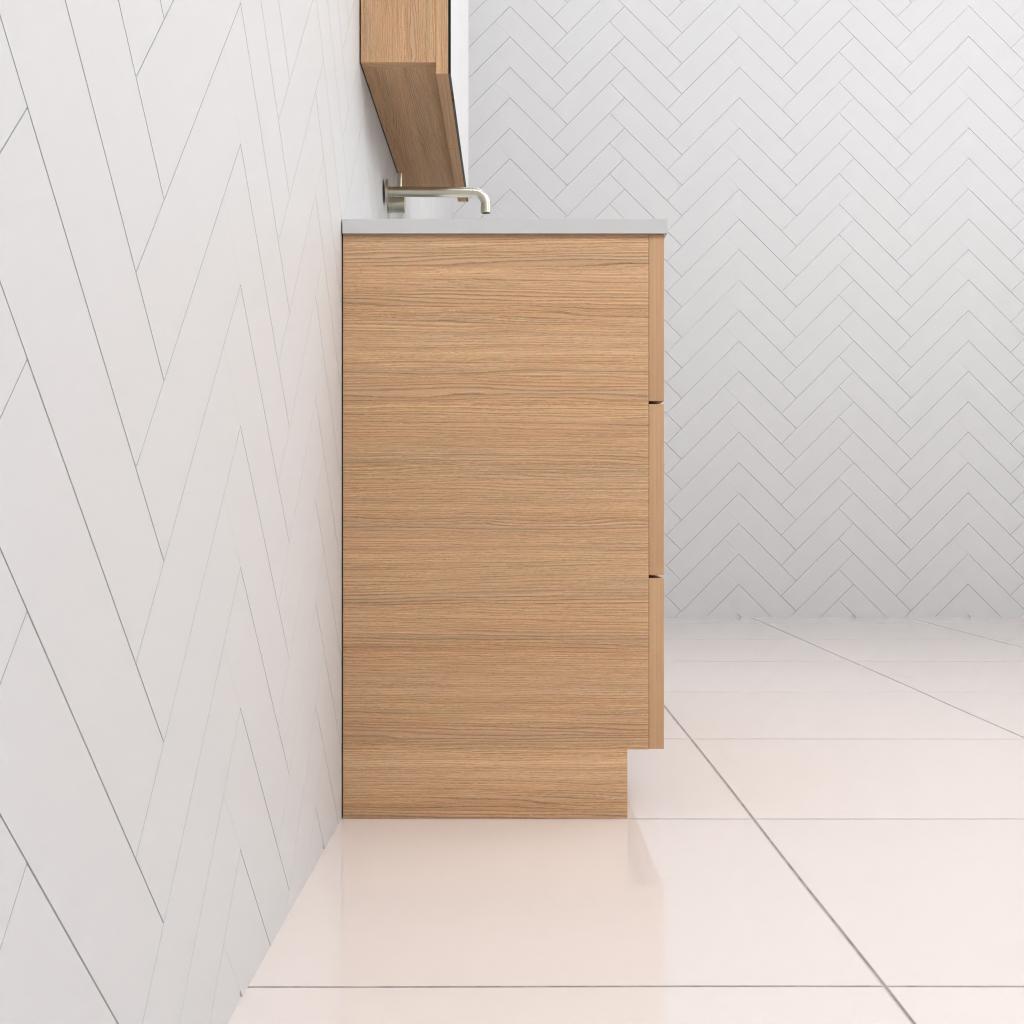 Celeste Trio - 1200mm Nordic Oak Freestanding Vanity