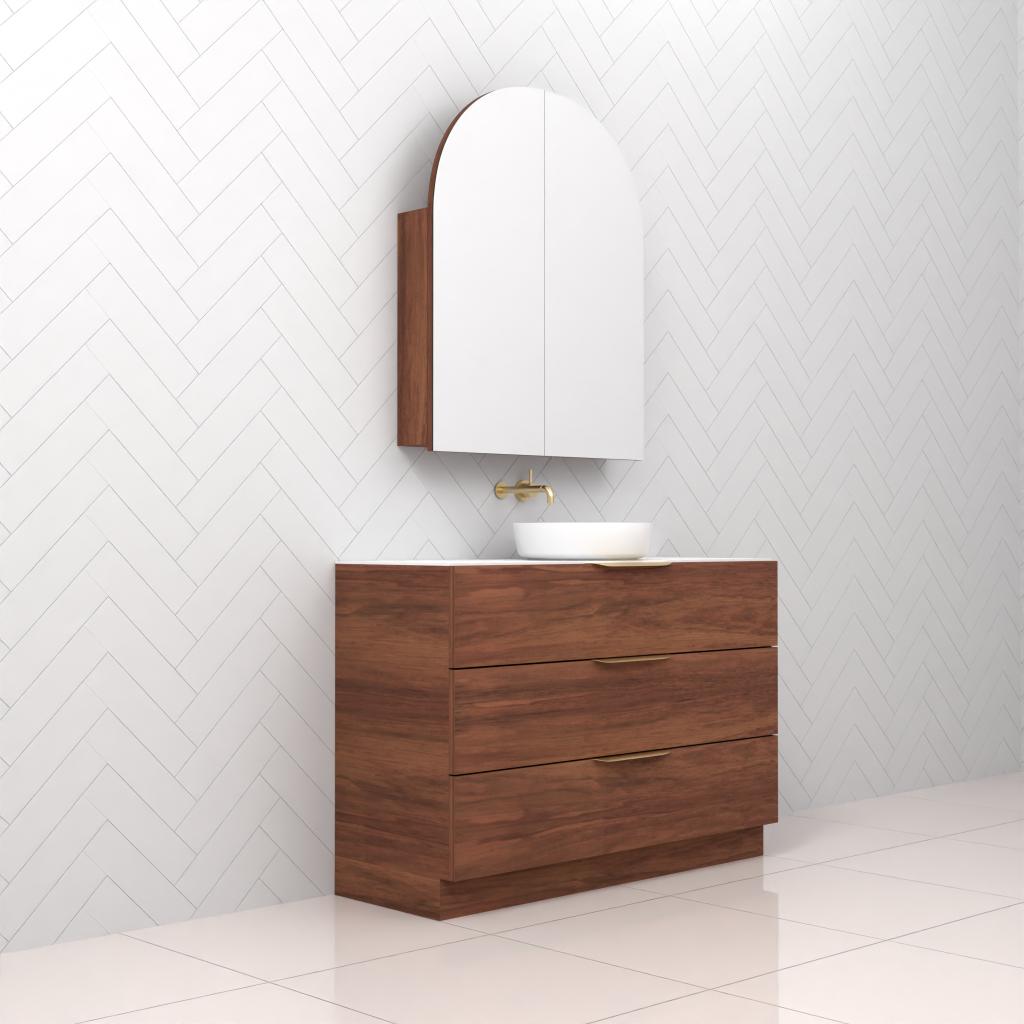 Celeste Trio - 1200mm Tasmanian Blackwood Freestanding Vanity