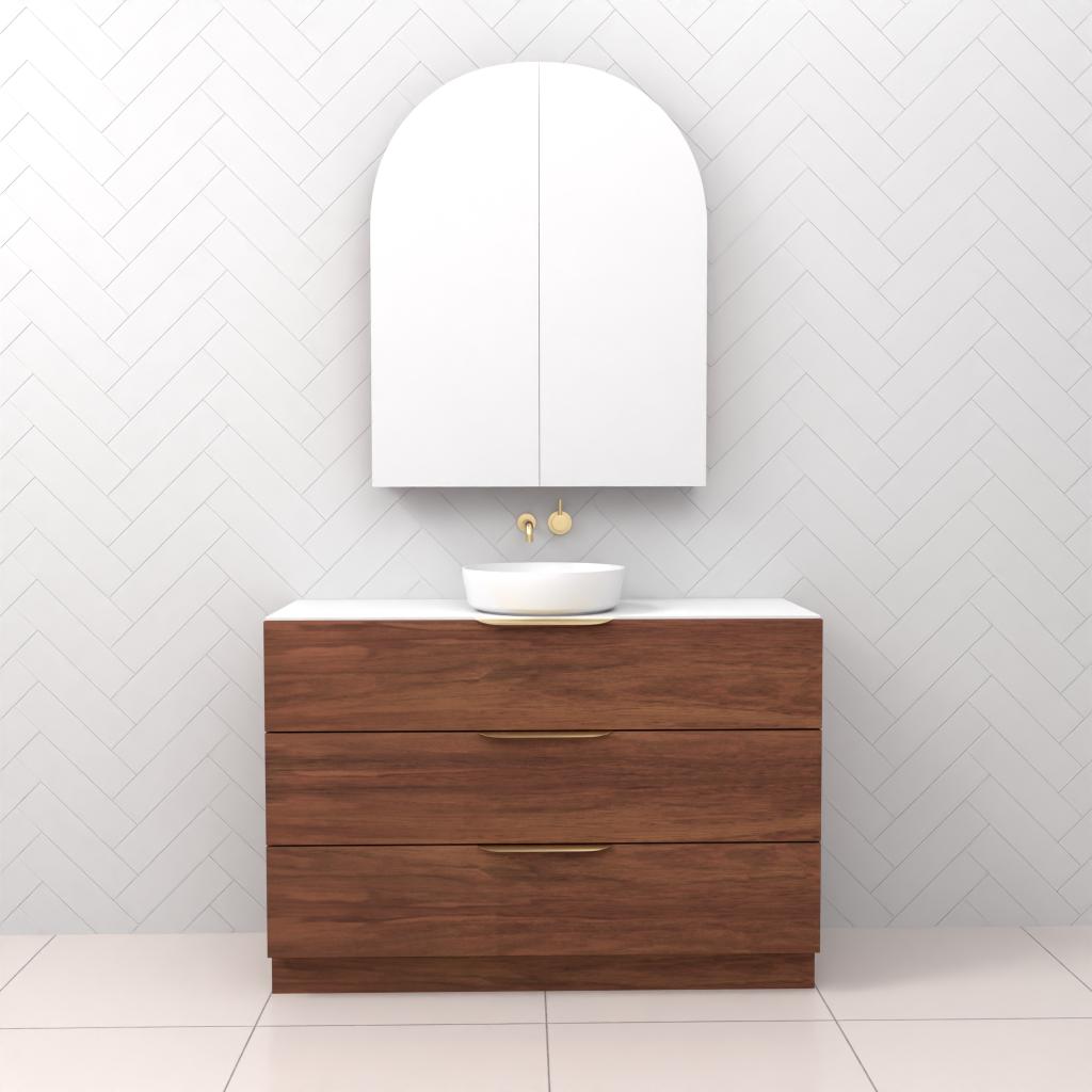 Celeste Trio - 1200mm Tasmanian Blackwood Freestanding Vanity