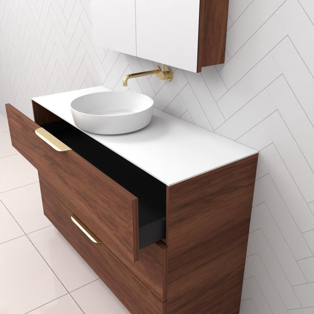Celeste Trio - 1200mm Tasmanian Blackwood Freestanding Vanity