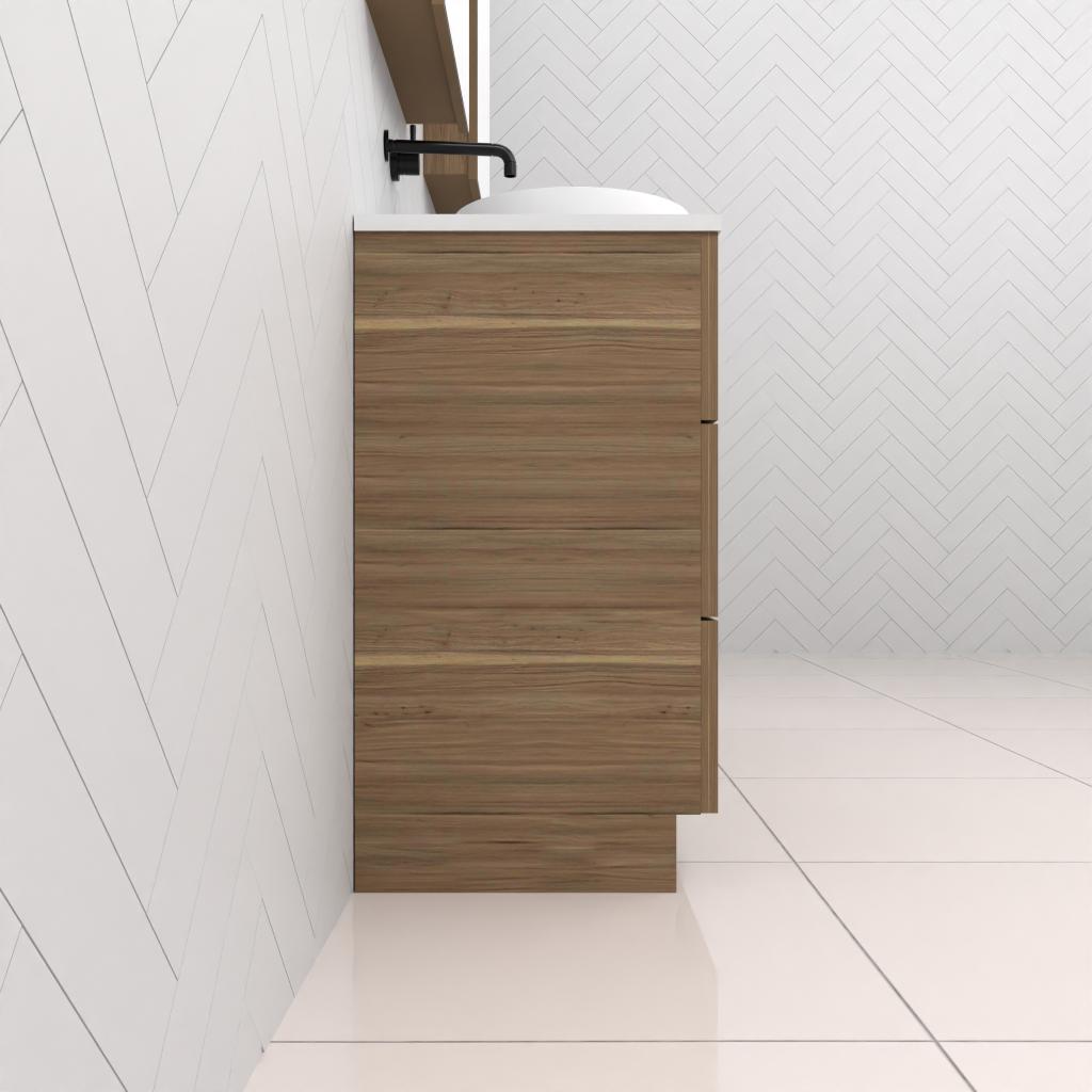 Celeste Trio - 1500mm Tuscan Oak Freestanding Vanity