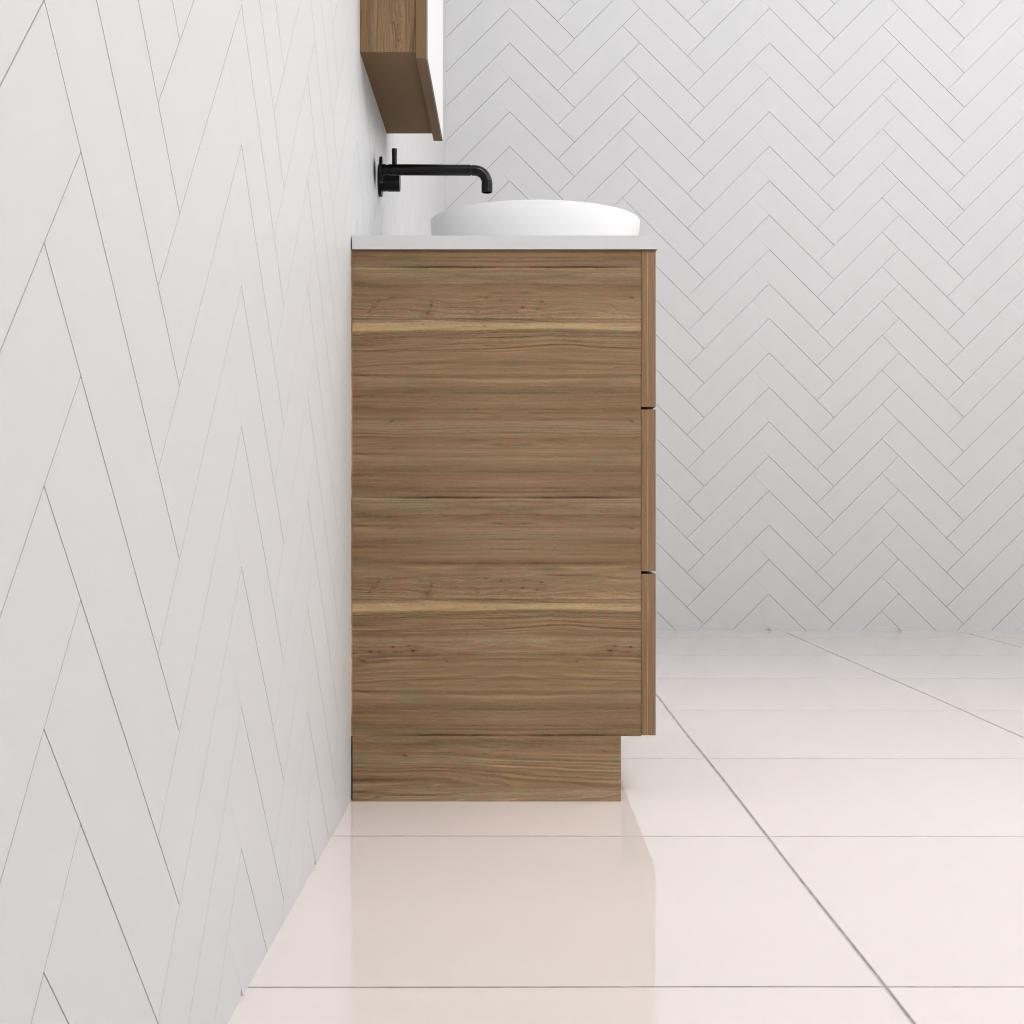 Celeste Trio - 750mm Tuscan Oak Freestanding Vanity