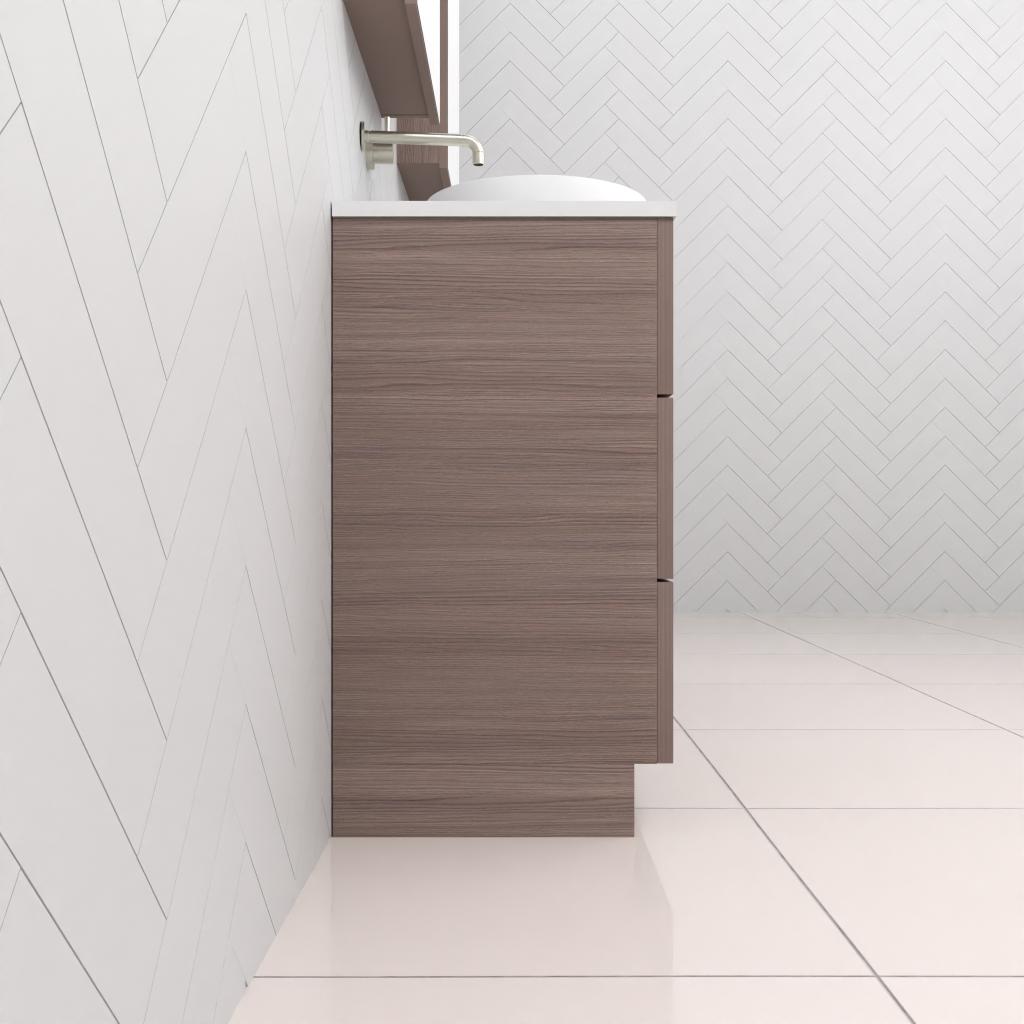 Celeste Trio - 1500mm Urban Oak Freestanding Vanity