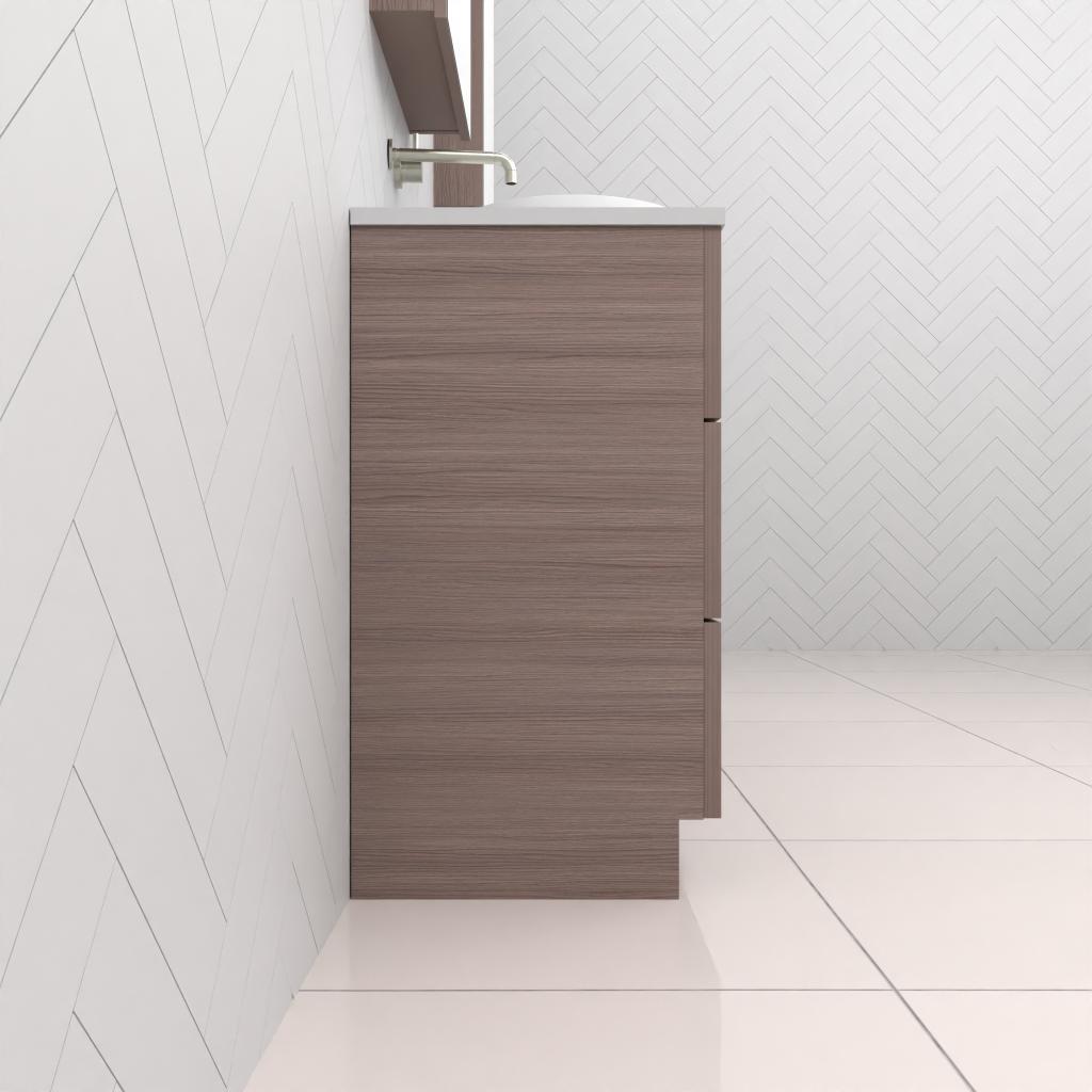 Celeste Trio - 1800mm Urban Oak Freestanding Vanity