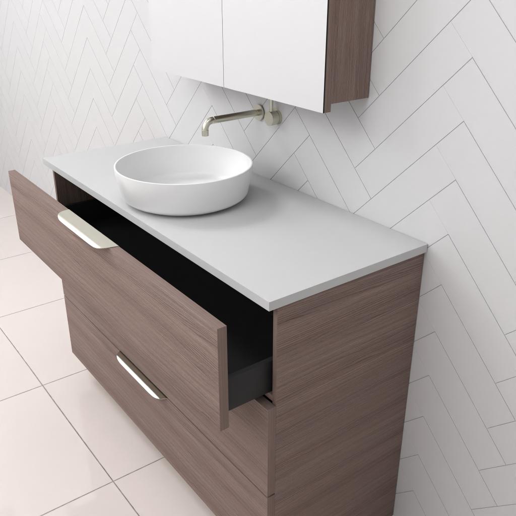 Celeste Trio - 1200mm Urban Oak Freestanding Vanity
