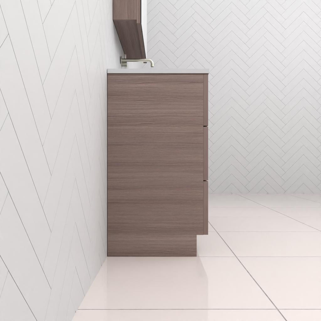 Celeste Trio - 1200mm Urban Oak Freestanding Vanity