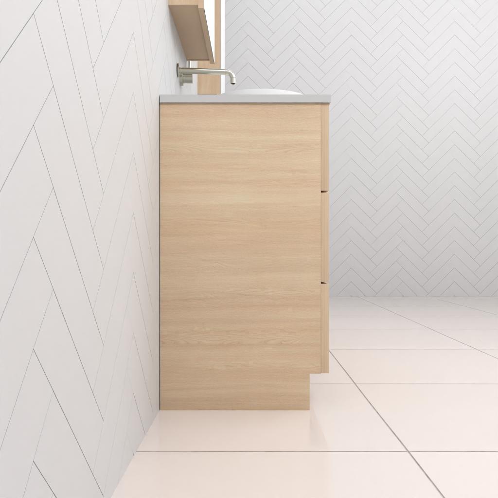Celeste Trio - 1800mm Vero Oak Freestanding Vanity