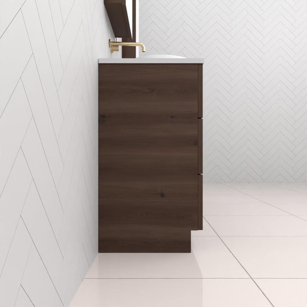 Celeste Trio - 1800mm Chestnut Freestanding Vanity