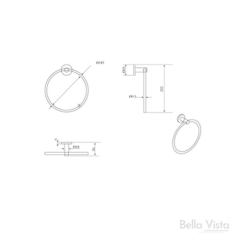 Mica - Hand Towel Ring