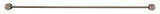 Mica - Fluted Single Towel Rail
