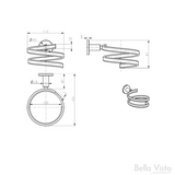 Mica - Hair Dryer Holder