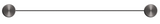 Mica Fluted Stainless Shower Shelf 400mm
