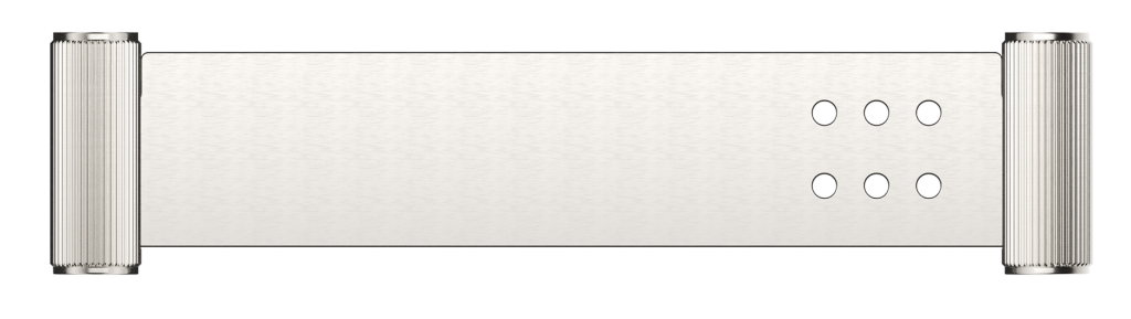 Mica Fluted Stainless Shower Shelf 400mm