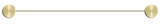 Mica Fluted Stainless Shower Shelf 400mm
