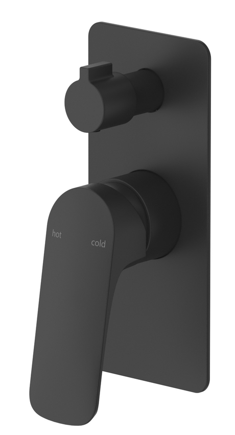 Kaza - Shower Mixer Diverter - 1P - TRIM KIT ONLY