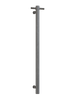 Thermorail - Straight/Round 240Volt Vertical Bar 900x142x100mm 20Watts Brushed Gun Metal