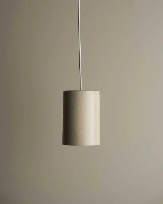 Small Cylinder Pendantt - Poppyseed