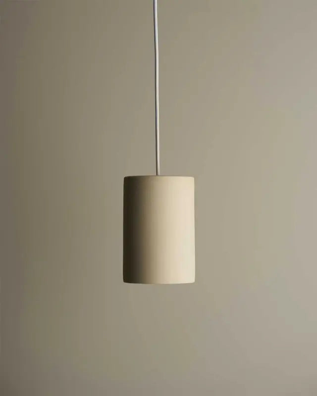 Small Cylinder Pendantt - Bone