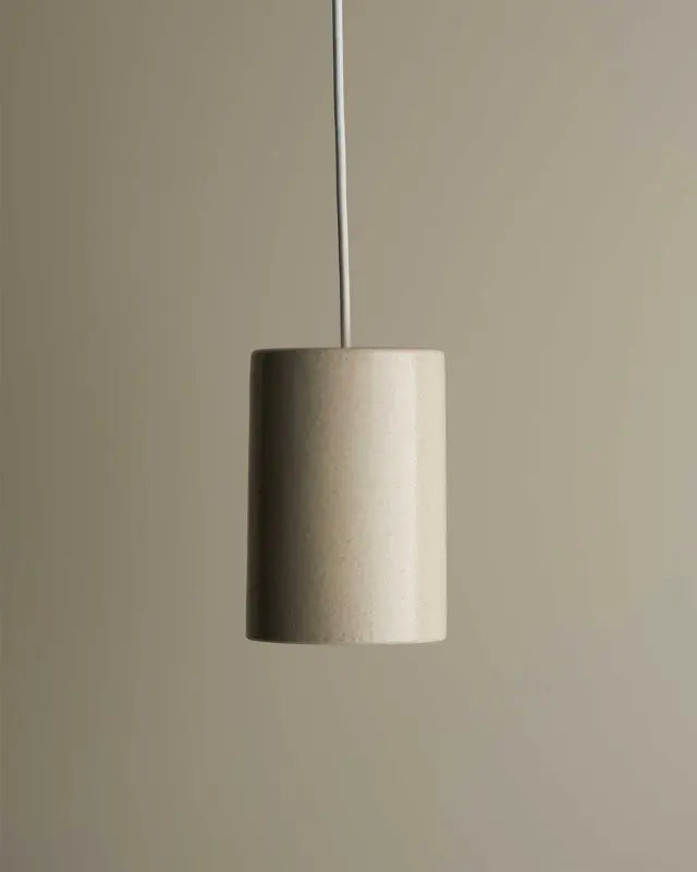 Large Cylinder Pendantt - Poppyseed