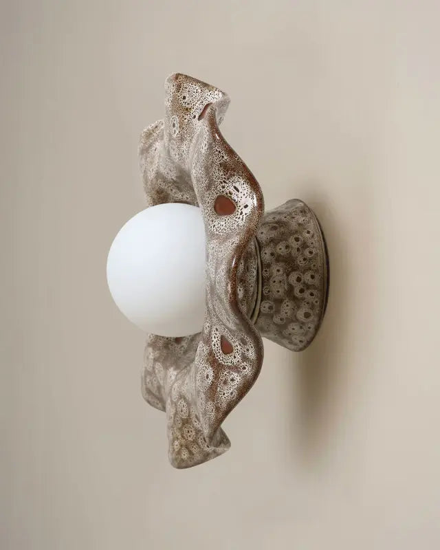 Pearl Wall Sconce - White Ochre