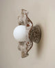 Pearl Wall Sconce - White Ochre