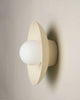 Dish Wall Sconce - Bone