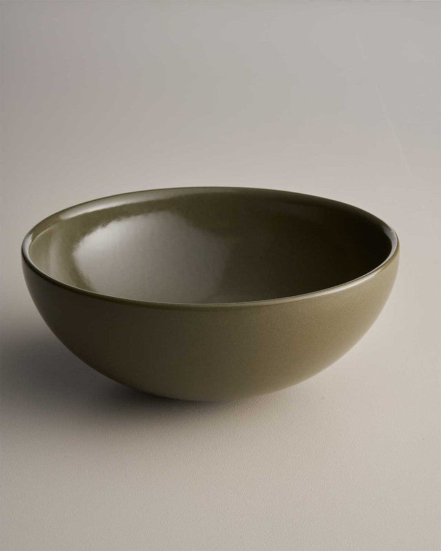 Clay 340 - Dish Hand Basin/Olive