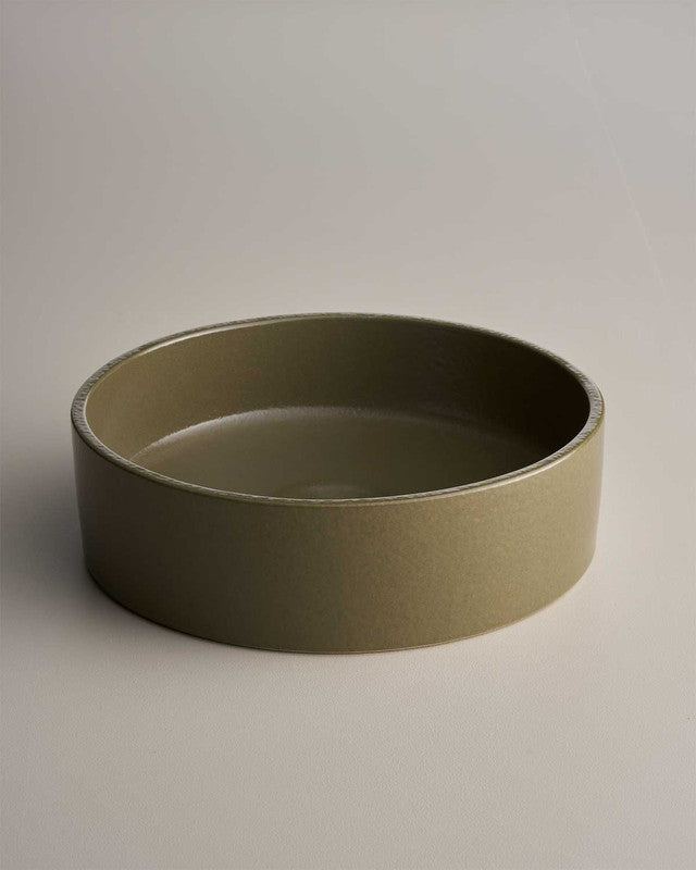 Clay 350 - Round Hand Basin/Olive
